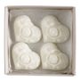Scent diffusers - Box of 4 melting decorations in scented wax C?ur Arabesque - Marquise - MATHILDE M.