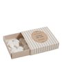 Scent diffusers - Box of 4 melting decorations in scented wax Bow - Linen Voile - MATHILDE M.