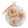 Soaps - Box of 3 camellias and 3 nude soap roses - Rose perfume - MATHILDE M.