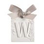 Senteurs - Décor parfumé lettre W - Voile de Lin - MATHILDE M.