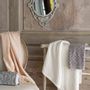 Bath towels - Douceur Florale white bath towel - MATHILDE M.
