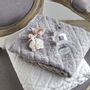 Bath towels - Douceur Florale white bath towel - MATHILDE M.