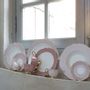 Formal plates - Madame de Récamier soup plate - Pink - MATHILDE M.