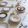 Formal plates - Madame de Récamier soup plate - Pink - MATHILDE M.