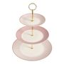 Formal plates - Madame de Récamier 3-tier sweets holder - Pink - MATHILDE M.