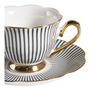 Formal plates - Madame de Récamier coffee cup - Dark gray - MATHILDE M.