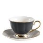 Formal plates - Madame de Récamier tea cup - Dark gray - MATHILDE M.