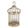 Children's decorative items - Gold metal tealight bird cage - MATHILDE M.