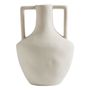 Vases - Vase décoratif Amphore en céramique blanc mat - MATHILDE M.