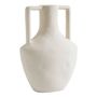 Vases - Vase décoratif Amphore en céramique blanc mat - MATHILDE M.