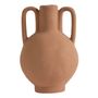 Vases - Amphora decorative vase in matt terracotta ceramic - MATHILDE M.