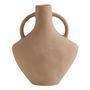 Vases - Amphora decorative vase in matt beige ceramic - MATHILDE M.