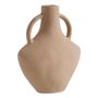 Vases - Amphora decorative vase in matt beige ceramic - MATHILDE M.