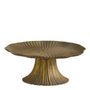Platter and bowls - Golden tray on foot - MATHILDE M.