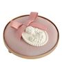 Plats et saladiers - Plateau rond tapissier pour décor parfumé - Rose - MATHILDE M.