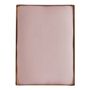 Platter and bowls - Rectangular upholstered tray for scented decor - Pink - MATHILDE M.
