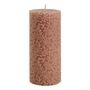 Bougies - Bougie décorative Fleur rose foncé - Grand modèle - H. 20 cm - MATHILDE M.