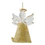 Objets de décoration - Coffret de 3 petits anges en verre pailletés dorés - MATHILDE M.