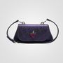Bags and totes - Baby Winery - Artisan shoulder bag with handmade embroidery - CORDINI RITA BY ILARIA RICCI