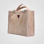 Bags and totes - Lady, Shopper bag with handle and hand embroidery - CORDINI RITA BY ILARIA RICCI