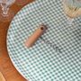 Trays - Round designer serving tray - Trompe l'oeil corkscrew 38 cm - MONBOPLATO