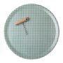 Trays - Round designer serving tray - Trompe l'oeil corkscrew 38 cm - MONBOPLATO