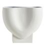 Vases - CELESTE vase in white metal - Large model - H. 25 cm - BLANC D'IVOIRE