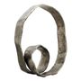 Decorative objects - INFINITE metal statue - Champagne - BLANC D'IVOIRE