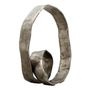Decorative objects - INFINITE metal statue - Champagne - BLANC D'IVOIRE