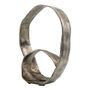 Decorative objects - INFINITE metal statue - Champagne - BLANC D'IVOIRE