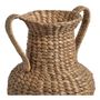 Vases - Vase amphore décorative OASIS en osier - Grand modèle - H. 40 cm - BLANC D'IVOIRE