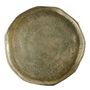 Platter and bowls - Set of 3 COMETE trays in aged brass finish metal - BLANC D'IVOIRE