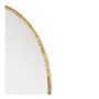 Mirrors - VICTORIA oval illuminated mirror in brass-finish metal - H. 104 cm - BLANC D'IVOIRE