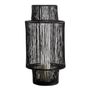 Candlesticks and candle holders - ARIANE lantern in black metal - Large model - H. 45 cm - BLANC D'IVOIRE