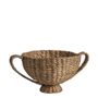 Objets de décoration - Coupe décorative OASIS en jacinthe d'eau - ø 27 cm - BLANC D'IVOIRE