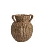 Vases - OASIS decorative amphora vase in wicker - Small model - H. 26 cm - BLANC D'IVOIRE