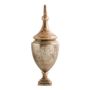 Decorative objects - DAPHNE jar pot in mercury glass with antique silver finish - BLANC D'IVOIRE