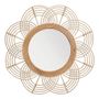 Miroirs - Miroir SOLEDAD rond en rotin - ø 61 cm - BLANC D'IVOIRE