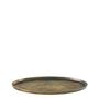 Platter and bowls - Set of 2 AKIRA trays in bronze finish metal - BLANC D'IVOIRE