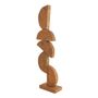 Decorative objects - ASMA statue in mango wood - Large model - 23 x 10 x 74 cm - BLANC D'IVOIRE