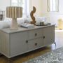 Decorative objects - ASMA statue in mango wood - Large model - 23 x 10 x 74 cm - BLANC D'IVOIRE