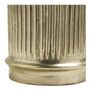 Candlesticks and candle holders - Gold Striated Vase Tealight Holder - BLANC D'IVOIRE