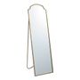 Mirrors - MARGAUX psyche mirror in aged gold metal - 50 x 170 cm - BLANC D'IVOIRE