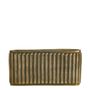 Vases - ARES vase in aged brass finish metal - Small model - H. 14.5 cm - BLANC D'IVOIRE