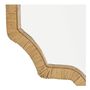 Mirrors - MATHILDE rattan mirror - H. 120 cm - BLANC D'IVOIRE