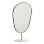 Miroirs - Miroir Marbre sur pied - BLANC D'IVOIRE