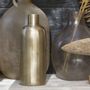 Vases - Vase ELIAS en métal doré - Grand modèle - H. 35 cm - BLANC D'IVOIRE