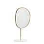Miroirs - Miroir Marbre sur pied - BLANC D'IVOIRE