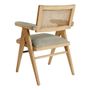 Chaises - Fauteuil COLBY haut beige - BLANC D'IVOIRE