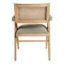 Chaises - Fauteuil COLBY haut beige - BLANC D'IVOIRE